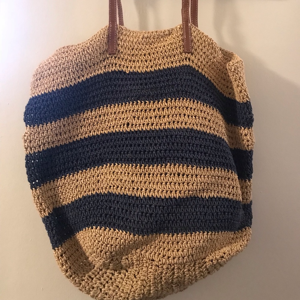 Striped Beach Bag